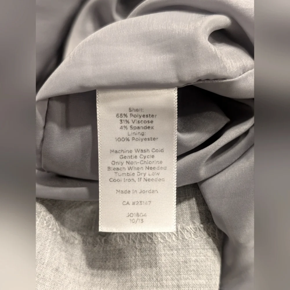 Talbots Light Gray Grey Pencil Skirt Career Office Business Workwear Size 12